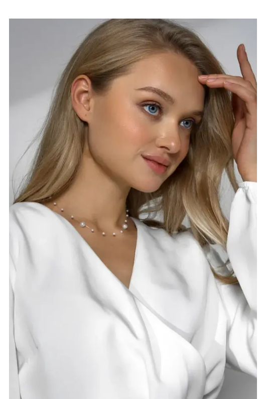 Model wearing TorqueLove jewelry