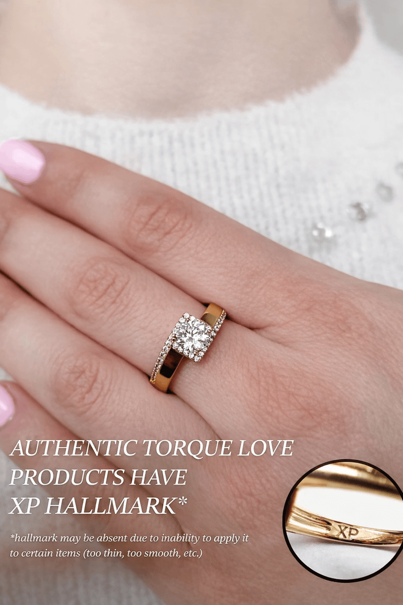 Women's medical alloy gold ring with stone
