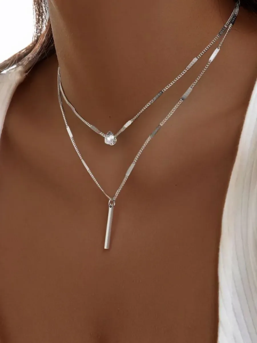 Jewelry on the neck necklace double choker