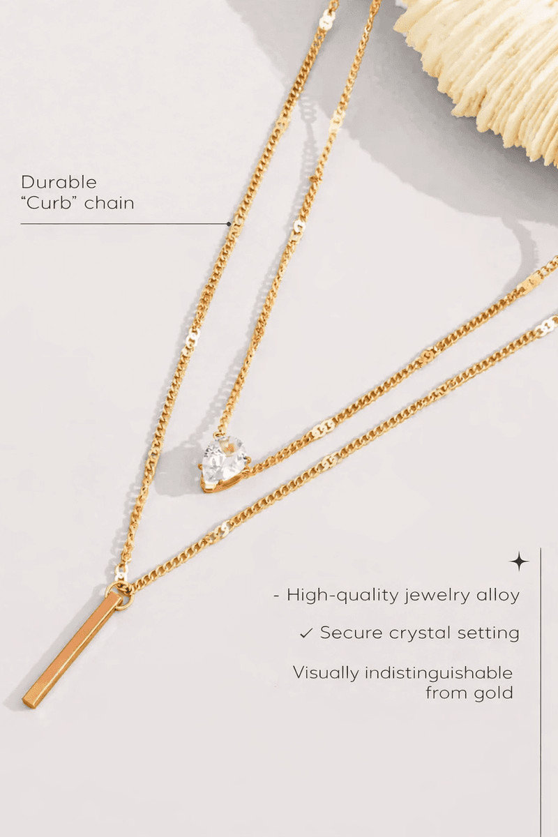 Jewelry on the neck necklace double choker