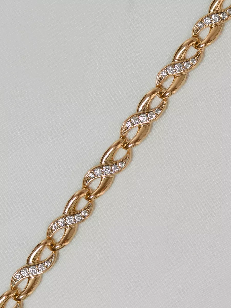 Gold jewelry hand bracelet
