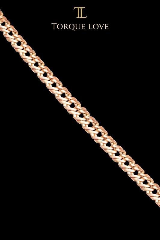 Women's, men's wrist bracelet - double rhombus